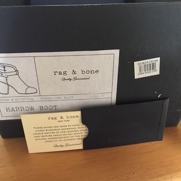 Rag and Bone Harrow Boot Black 39 - Picture 2 of 6